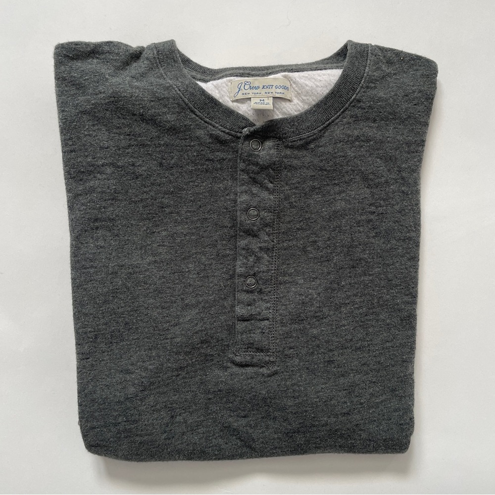 J. Crew Men's Forest Long Sleeve Henley